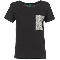 Benetton AQUIVA women\'s T shirt in black