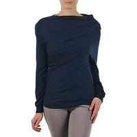 bensimon titia womens long sleeve t shirt in blue