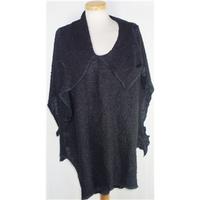 Bespoke large black poncho style jumper