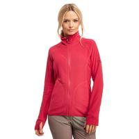 berghaus womens hartsop half zip micro fleece pink