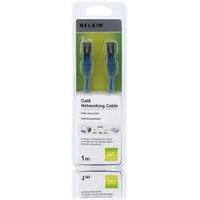 belkin cat 6 snagless patch cable rj45m rj45m blue 1m