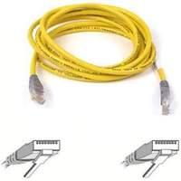 belkin cat5e snagless utp patch cable yellow 05m