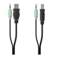 Belkin Secure KVM Cable Kit - USB/Audio Cable - 3.05m