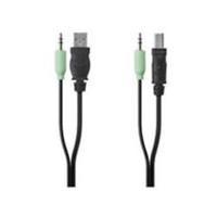 Belkin Secure KVM Cable Kit - USB/Audio Cable - 1.83m