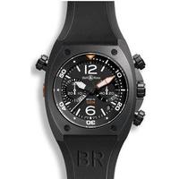 Bell & Ross BR 02 Chronograph Black Carbon Case D