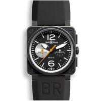 Bell & Ross BR 03 94 Orange Black and White Carbon Dial