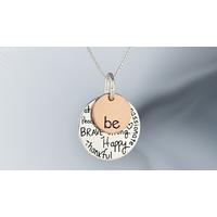\'Be...\' Charm Necklace
