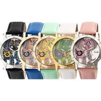 Bertha \'Betsy\' Mother-of-Pearl Aztec Elephant-Print Watch - 5 Colours