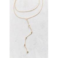 bella lariat necklace gold