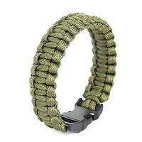 Beadia 1Pc Whistle Life-saving Bracelet Men\'s ParaCord Bracelet Wristbands