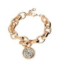 Bella Mia Zoella Rose Gold and Dragon Crystal Link Bracelet
