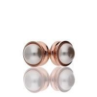 Bella Mia Sophia Pearl Rose Gold Magnetic Stud Earrings