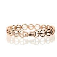Bella Mia Betty Bangle in Rose Gold and Clear Crystals