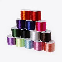 Beadia 60Mts 0.7mm Stretch Elastic Beading Cord Wire String (14 Colors)