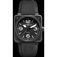 bell ross watch br 01 92 automatic black dial carbon finish