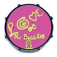 Beatles - Pin Pink Love Drum (in 2, 6 Cm)