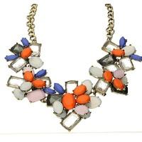 Bella Mia Lydia Statement Necklace with Bold Gemstone detailing