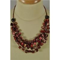 Beaded necklace. unknown - Size: Medium - Red - Necklace
