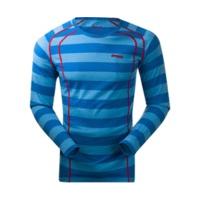 Bergans 1964 Fjellrapp Shirt Men sea blue striped