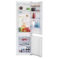 beko bcsd173 white integrated combi fridge freezer 7030