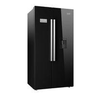 Beko ASD241B American Style Sbs Black Freestanding Fridge Freezer