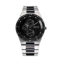 Bering Gents Black Ceramic And Steel Chronograph Watch