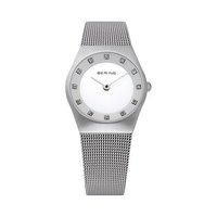 Bering Ladies 27mm Zirconia Dial Mesh Bracelet Watch