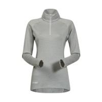 Bergans Snoull Lady Half Zip aluminium / solid light grey / white