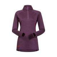 bergans snoull lady half zip dusty plum plum koi orange