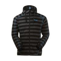 Bergans Humle Jacket Dark Grey Striped / Sea Blue