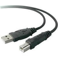 belkin pro usb 20 connection cable ab 48 m black black