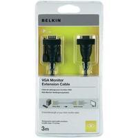 Belkin VGA Monitor extension cable 3 m black