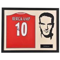 Bergkamp Hand Signed Shirt