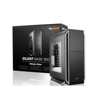 be quiet! Silent Base 800 Mid Tower case, Black/Silver with 3 x Pure Wings 2 Fans, Windowed Case