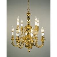 bf192001284 flemish 12 light brass chandelier