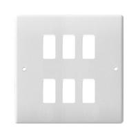 Bg nexus grid 6 Module Grid Plate White - E25057