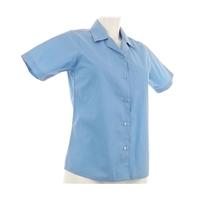 BHS - Size: 13 - 14 Years Blue Short Sleeved Shirt