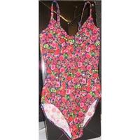 BHS Multicolored Swimsuit Riveria Womens Beachwear - Size: 8 - Multi-colored - One piece