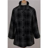 BHS size 12 black & grey checked jacket