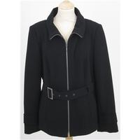 BHS, size 14 black zipped jacket