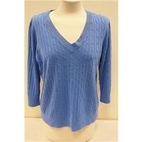 bhs size 16 blue jumper