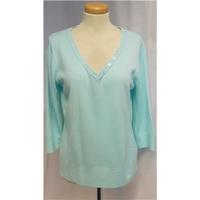 BHS size 12 aqua top