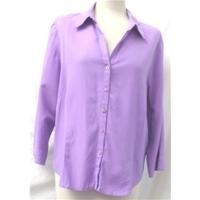 BHS - Size: 20 - Purple - Long sleeved shirt