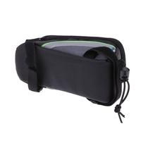 Bike Bicycle Frame Front Tube Bag for Cell Phone 4.8 PVC Green