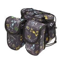 Bicycle Bike Top Tube Frame Front Pannier Saddle Bag Double Side Outdoor Cycling Cool Personalized