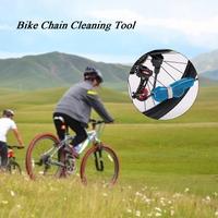 Bike Chain Cleaning Tool Scrubber Brushes Cycling Bicycle Chain Cleaner Cleaning Brush Washer Tool Set Kit