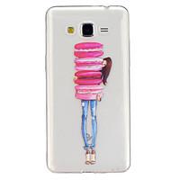 Biscuits Pattern TPU Relief Back Cover Case for Galaxy Grand Prime/Galaxy Core Prime/Galaxy J5