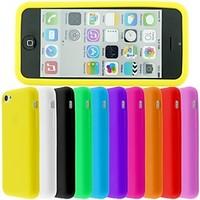 BIG D Silica Gel Pudding Back Case for iPhone 5C(Assorted Color)