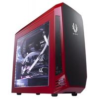 bitfenix aegis micro atx chassis w icon programmable display red