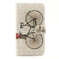 Bicycle Pattern PU Leather Full Body Case with Stand and Card Slot for Wiko Lenny 2 Lenny 3 Sunset 2